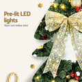 Jingle Jollys 60CM LED Christmas Wreath Garland Baubles Berries