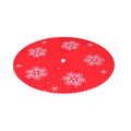 Jingle Jollys Christmas Tree Skirt 90cm Snowflake Ornaments