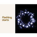 Jingle Jollys 80 LED 3M Icicle Christmas Lights Snow White Decor