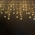 Jingle Jollys Solar Christmas Lights 80 LED 3M Icicle Star