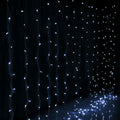 Jingle Jollys 3x6M Christmas Lights Curtain 600 LED Cool White