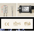 Jingle Jollys 3x6M Christmas Lights Curtain 600 LED Cool White