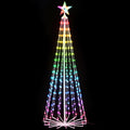 Jingle Jollys 1.8M Christmas Tree 265 LED RGB Fairy Lights