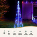 Jingle Jollys 1.8M Christmas Tree 265 LED RGB Fairy Lights