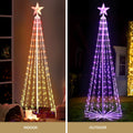 Jingle Jollys 1.8M Christmas Tree 265 LED RGB Fairy Lights