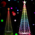 Jingle Jollys 1.8M Christmas Tree 265 LED RGB Fairy Lights