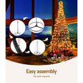 Jollys 3.6M Christmas Tree LED Solar Warm White Lights