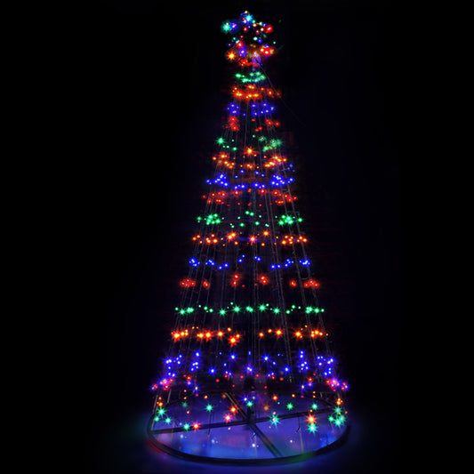 Jingle Jollys 2.1M Christmas Tree 264 LED Solar