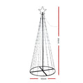 Jingle Jollys 2.1M Christmas Tree 264 LED Solar