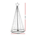 Jollys 2.1M Christmas Tree LED Solar Warm White Lights