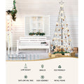 Jollys 2.1M Christmas Tree LED Solar Warm White Lights