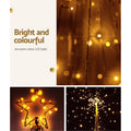 Jollys 2.1M Christmas Tree LED Solar Warm White Lights