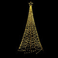 Jingle Jollys 3.6M Christmas Tree 800 LED Solar Net Lights