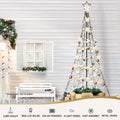 Jingle Jollys 3.6M Christmas Tree 800 LED Solar Net Lights