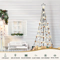 Jingle Jollys Solar Christmas Tree 2.1m 320 LED Lights
