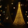 Jingle Jollys Solar Christmas Tree 2.1m 320 LED Lights
