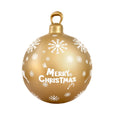 Jingle Jollys 60cm Gold Christmas Inflatable Ball Bauble Outdoor