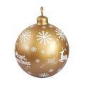 Jingle Jollys 60cm Gold Christmas Inflatable Ball Bauble Outdoor