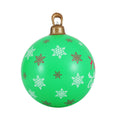Jingle Jollys 60cm Christmas Inflatable Ball Bauble Green Outdoor