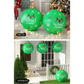 Jingle Jollys 60cm Christmas Inflatable Ball Bauble Green Outdoor