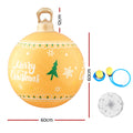 Jingle Jollys 60cm Christmas Inflatable Ball LED Xmas Decoration