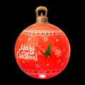 Jingle Jollys 60cm LED Christmas Inflatable Ball Red Decoration