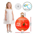 Jingle Jollys 60cm LED Christmas Inflatable Ball Red Decoration