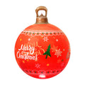 Jingle Jollys 60cm LED Christmas Inflatable Ball Red Decoration