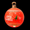 Jingle Jollys 60cm Christmas Inflatable Ball Red LED Light Decoration