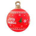 Jingle Jollys 60cm Christmas Inflatable Ball Red LED Light Decoration