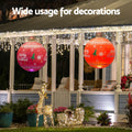 Jingle Jollys 60cm Christmas Inflatable Ball Red LED Light Decoration