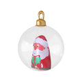 Jingle Jollys 60cm Santa Inflatable Ball Christmas Decoration Clear