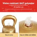 Jingle Jollys 60cm Santa Inflatable Ball Christmas Decoration Clear