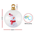 Jingle Jollys 60cm Christmas Inflatable Snowman Decoration Ball