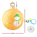 Jingle Jollys 60cm LED Snowman Inflatable Christmas Ball Decoration