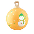 Jingle Jollys 60cm LED Snowman Inflatable Christmas Ball Decoration