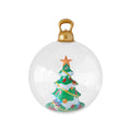 Jingle Jollys 60cm Christmas Inflatable Ball Tree Decoration Clear