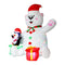 Jingle Jollys Christmas Inflatable Bear 1.8M LED Outdoor Decoration
