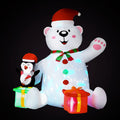 Jingle Jollys Christmas Inflatable Bear 1.8M LED Outdoor Decoration