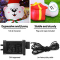 Jingle Jollys Christmas Inflatable Bear 1.8M LED Outdoor Decoration