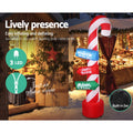 Jingle Jollys Christmas Inflatable Candy Pole 2.4M LED Lights