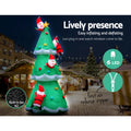 Jingle Jollys 5M Santa Christmas Tree Inflatable LED Lights