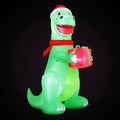 Jingle Jollys Christmas Inflatable Dinosaur 1.8M LED Light Decoration