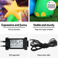 Jingle Jollys 1.86M Christmas Inflatable Dinosaur LED Illuminated Decorations
