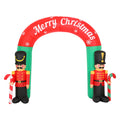Jingle Jollys 3M Christmas Inflatable Nutcracker Archway LED