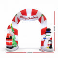 Jingle Jollys 3M Christmas Inflatable Santa Arch Illuminated