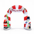 Jingle Jollys 3M Christmas Inflatable Santa Arch Illuminated