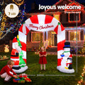 Jingle Jollys 3M Christmas Inflatable Santa Arch Illuminated