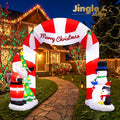 Jingle Jollys 3M Christmas Inflatable Santa Arch Illuminated