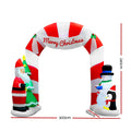 Jingle Jollys 3M Christmas Inflatable Santa Archway LED Lights